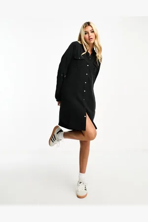 VERO MODA Skjorte-minikjole med knapper