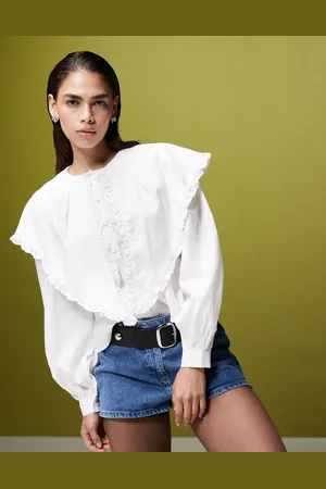 Ghospell Drew - og oversized bluse med krave