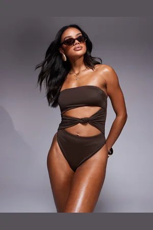 ASOS Nina - badedragt med knudedetalje