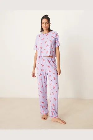 Urban Threads Bukser med hummer- og hjerteprint - Del af sæt
