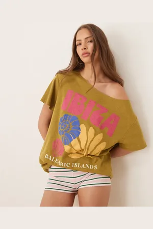 ASOS Offshoulder T-shirt med 