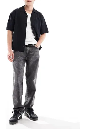 New Look Grå jeans i afslappet pasform