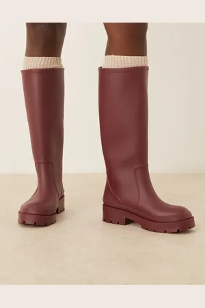 ASOS Ginny - Bordeauxrøde gummistøvler