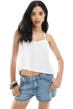 Miss Selfridge Cami-swingtop med blonder på ryggen