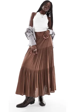 Stradivarius Boho-maxinederdel