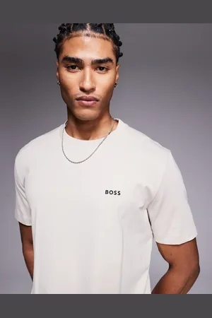 HUGO BOSS T-shirt med logo-Neutral