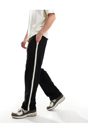 ASOS Joggingbukser med vide ben i med bånd i siden