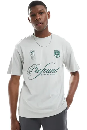 Only & Sons Grå T-shirt med afslappet pasform og 