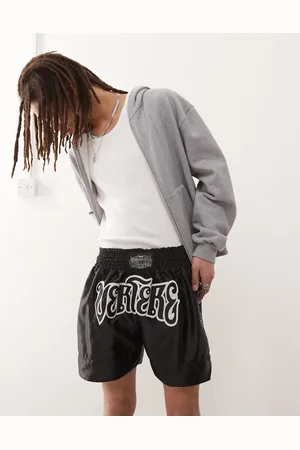 Vertere Berlin Sorte boksershorts med broderet tekstlogo