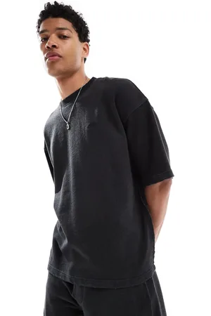 Pull&Bear T-shirt i jersey - Del af sæt-Grå