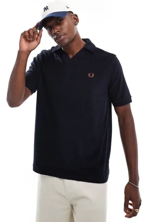 Fred Perry Poloskjorte med reverskrave i frotté