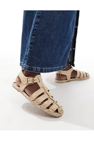 ASOS Jukebox - Naturfarvede sejlersko i espadrille-stil-Neutral