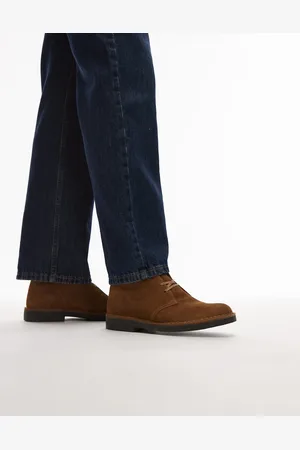 Clarks Desert Evo - Mørkebrune ørkenstøvler i ruskind