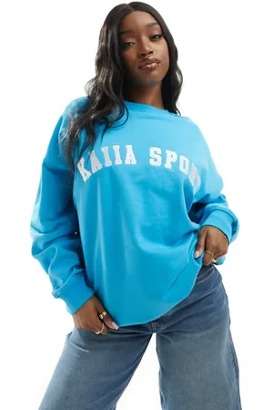 Kaiia Klar sweatshirt med sportslogo