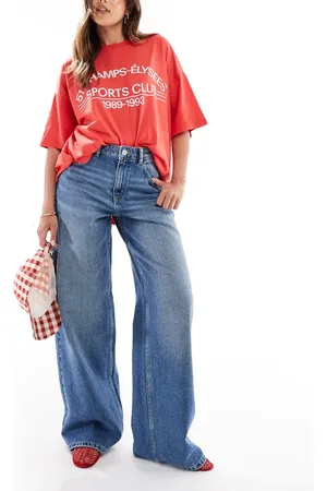 Pull&Bear Jeans med vide ben i