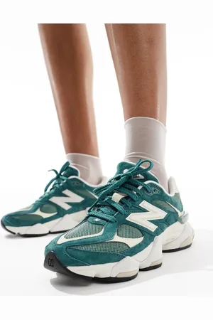 New Balance 9060 - Mørkegrønne og hvide sneakers