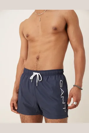 GANT Marineblå badeshorts med sidelogo