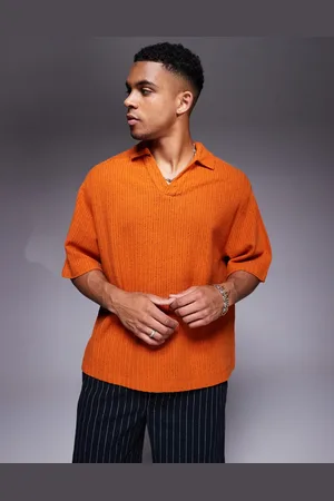 ASOS Hæklet overhead-skjorte med firkantet pasform