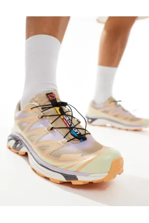 Salomon XT-6 Skyline - Sneakers i hvid/pebergrå