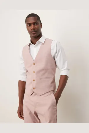 ASOS Wedding - skinny-habitvest med tekstur