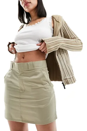 Dickies Beige/gyldenbrun mini-arbejdsnederdel-Neutral