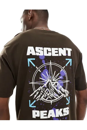 Only & Sons Brun T-shirt med afslappet pasform og 