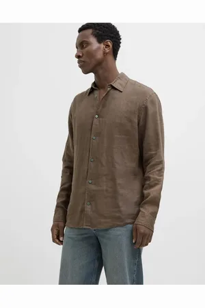 JACK & JONES Brun skjorte-Neutral
