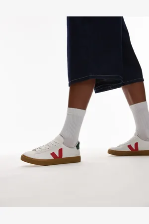 Veja Campo - Hvide/røde sneakers