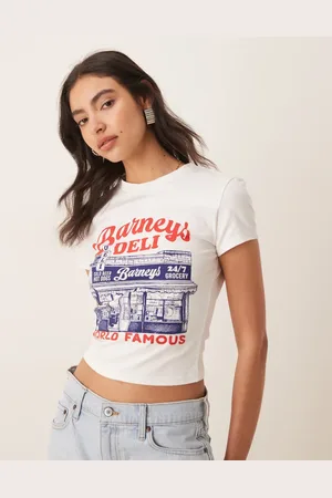 ASOS Baby-t-shirt med New York Deli-grafik