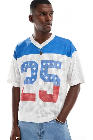 Hollister Og multifarvet poset cropped college-sportstop med 
