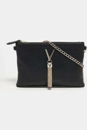 VALENTINO Valentino - Divina - Sort og guldfarvet clutch-taske