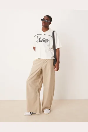 ASOS Kraftige og salviegrønne bukser med snoet hestesko-pasform