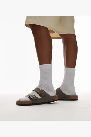 Birkenstock Unisex - Arizona Birko Buk - sandaler-Neutral