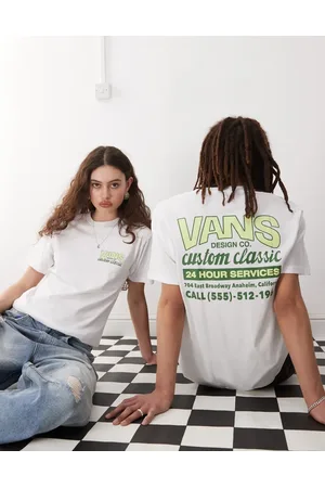 Vans Shop - T-shirt med print på bryst og ryg