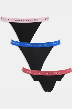 Tommy Hilfiger Pakke med 3 par G-strenge med farvet logo-taljebånd