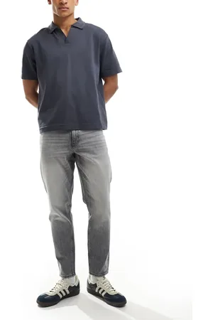ASOS Jeans i grå vask i tapered pasform