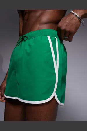 ASOS Klare grønne løbe- og badeshorts i kort længde