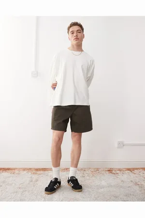 Obey Easy Gravel Trail - Shorts i falmet vask-Blå