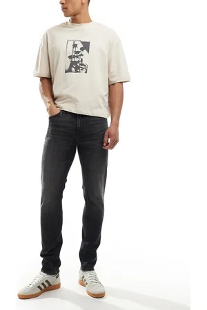 ASOS Sortvaskede skinnyjeans fra