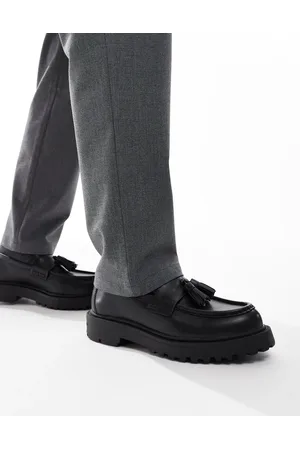 Pull&Bear Chunky og sorte loafers med kvaster