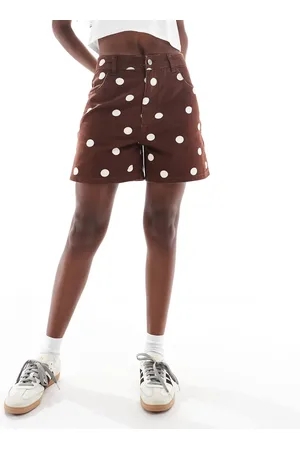 ASOS Dad-shorts i med polkaprikker