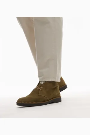 Clarks Desert Evo - Olivengrønne ørkenstøvler i ruskind