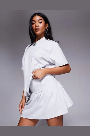ASOS Weekend Collective - skort med broderet logo - Del af sæt