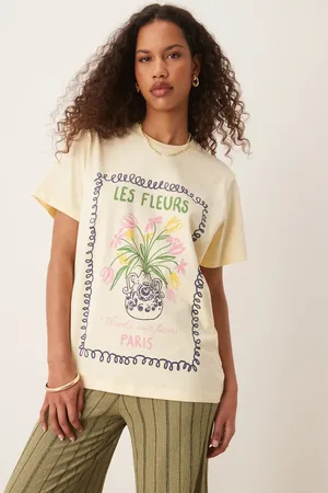 ASOS Vasket citrongul T-shirt med 