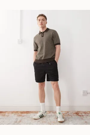 Obey Easy Gravel Trail - Falmede og sorte shorts