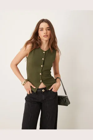Gina Tricot Habitvest i mørk