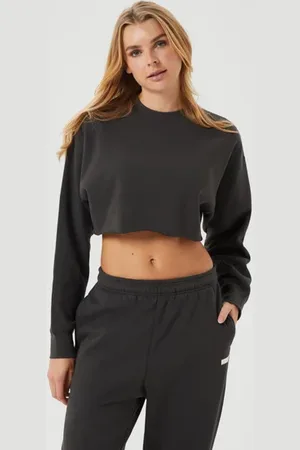 Björn Borg Studio Oversized Cropped Crew