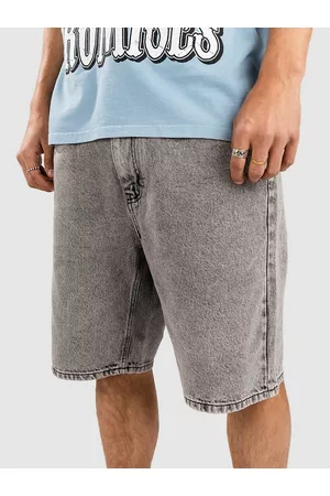 Empyre Shorts - Loose Fit Sk8 Short Denim Shorts grå