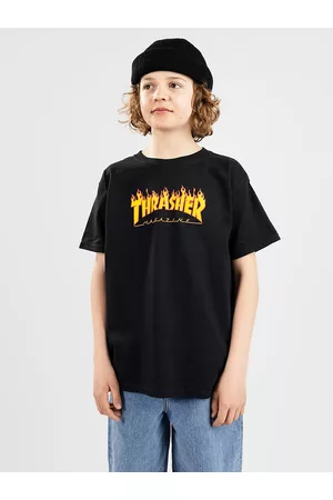 Thrasher Flame Kids Kids T-shirt sort