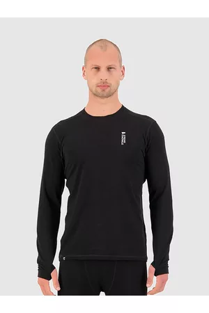 MONS ROYALE Merino Cascade Flex Basislag - undertrøje sort